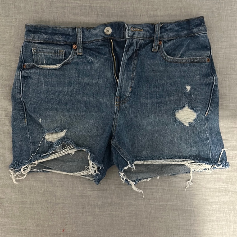 Frayed Jean Shorts